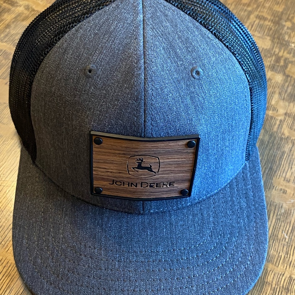 NEW John Deere hat wooden plaque baseball hat A10